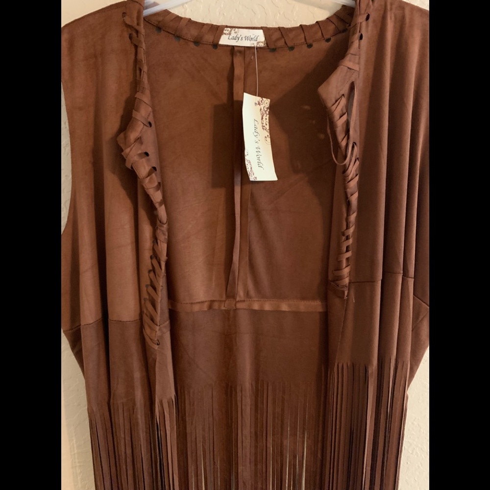 Boutique fringe vest